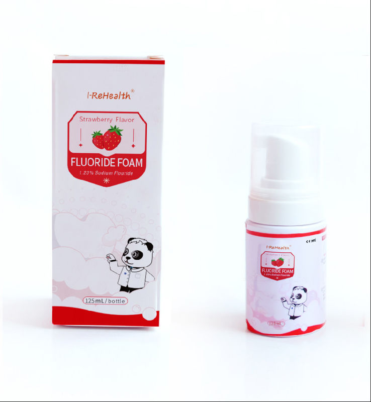 ストロベリー味 歯用フッ素泡 30ml 125ml ナトリウムフッ素酸耐性