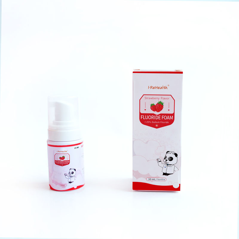 ストロベリー味 歯用フッ素泡 30ml 125ml ナトリウムフッ素酸耐性