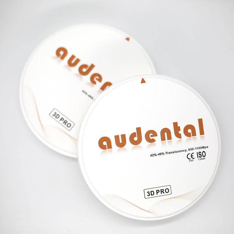 Audental 3D Pro 8層歯科ジルコニアディスク 98/95/92mm OEM ODM 歯科用品
