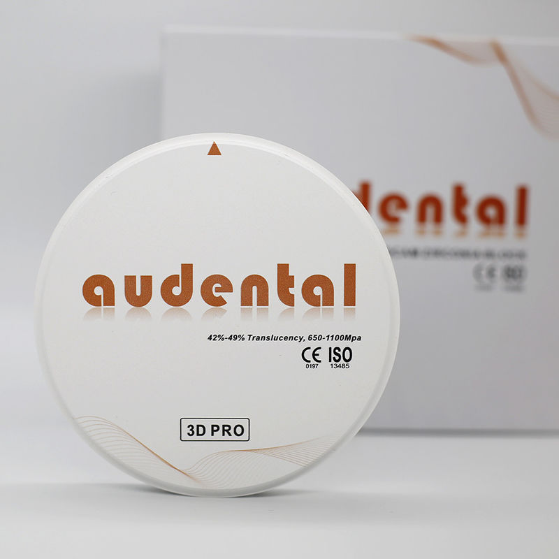Audental 3d Pro ジルコニアブロック 1200Mpa 98mm CAD CAM システム 歯科ラボ材料 10-30mm インナー・クラウン