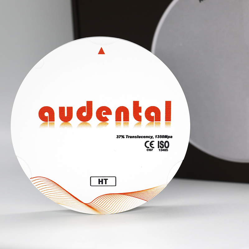 Audental HT/DHT ホワイト 98mm ジルコニアブロック 歯科ラボ CAD CAM システム 工場価格 歯科 消耗品 歯科 ジルコニア