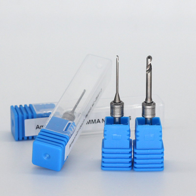 VHF Milling Burs for Zirconia and Glass Ceramic Milling High-Performance Tungsten Carbide Cutting Tools with Diamond and DLC Coating