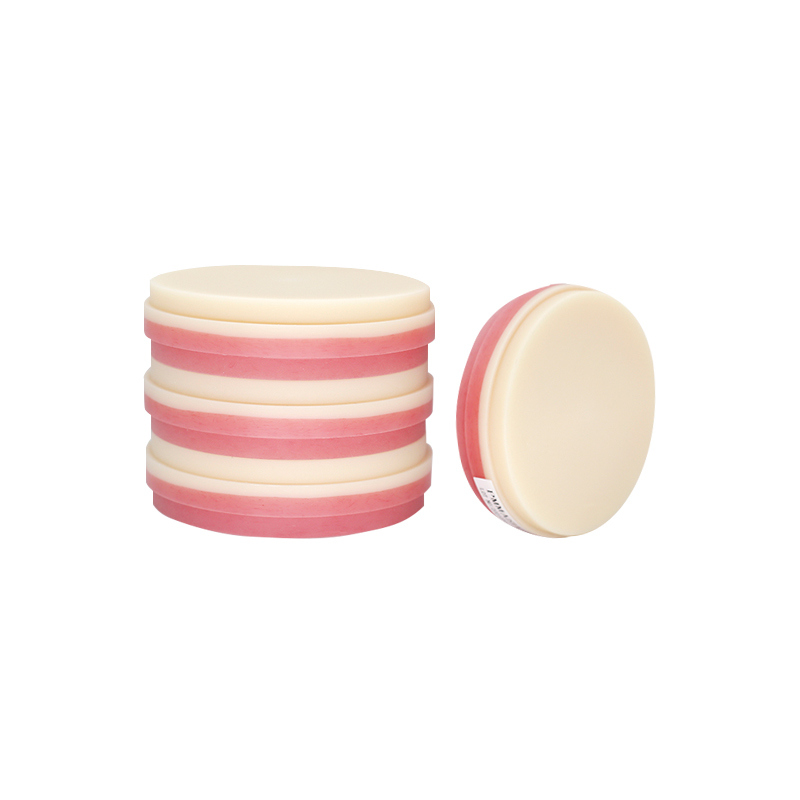 丈夫で耐水性のあるピンクA2歯科用PMMAブロック、強くて頑丈な修復に