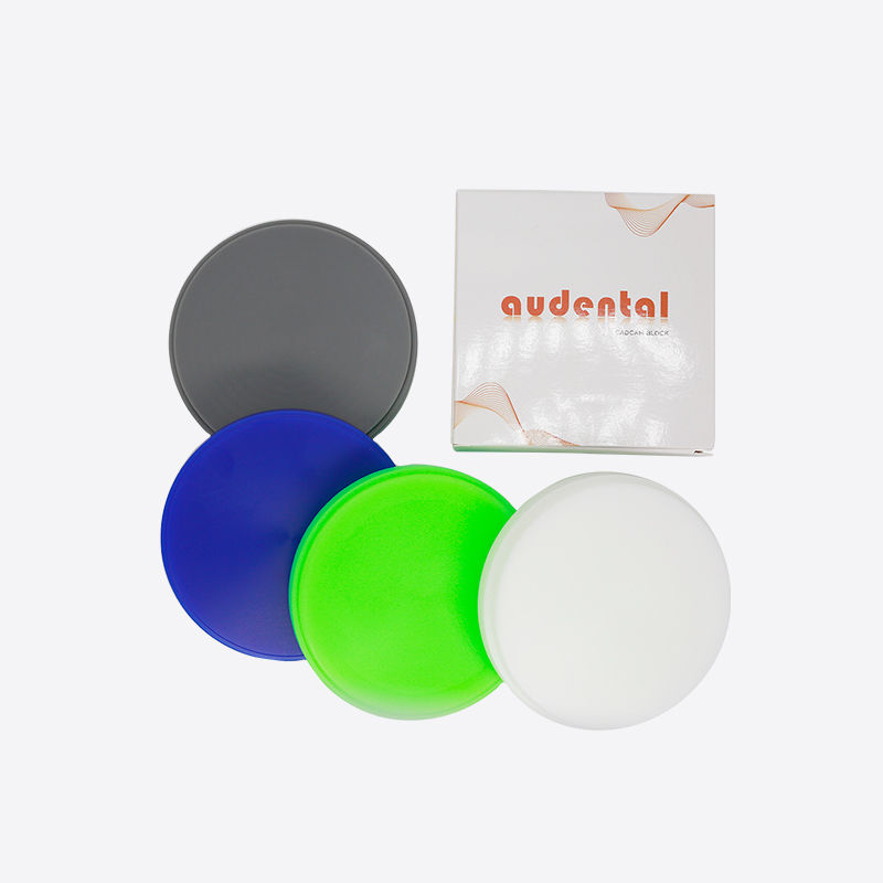 インブルー、グリーン、またはホワイトの歯科用ワックスディスクとOEMサービスで完璧な咬合形態を実現
