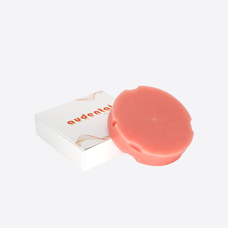 丈夫で耐水性のあるピンクA2歯科用PMMAブロック、強くて頑丈な修復に