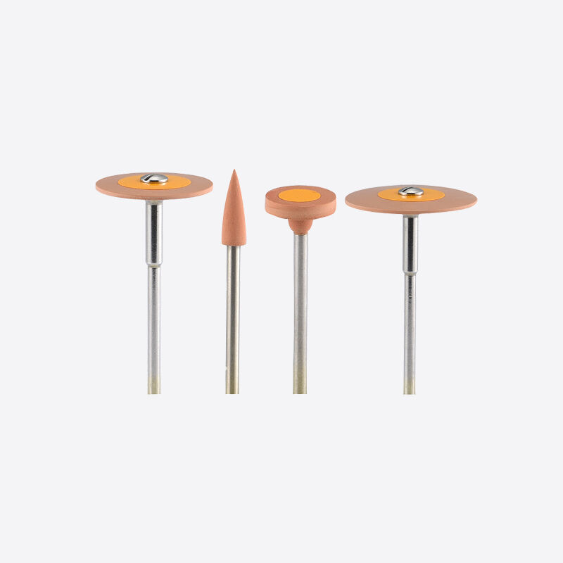 シルコニアの歯科修復の効率的な磨きのために,様々な歯科ハンドピースと互換性のあるシルコニア磨きバー