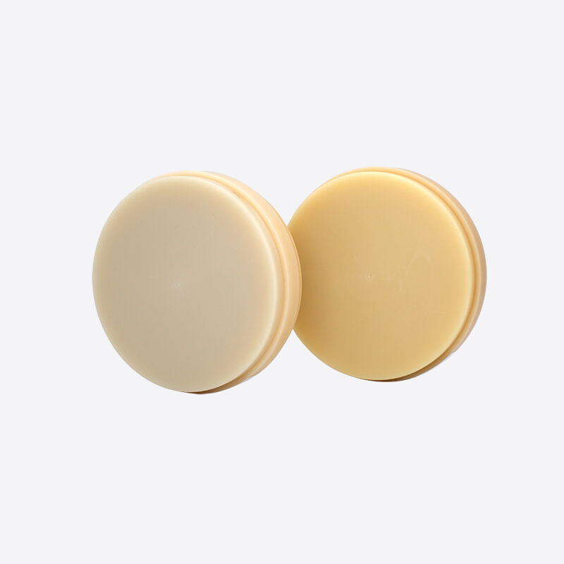 歯科研究所の磨き材 ピンク-A2 完全歯科用 PMMAブロック 98mm/95mm サイズと形状