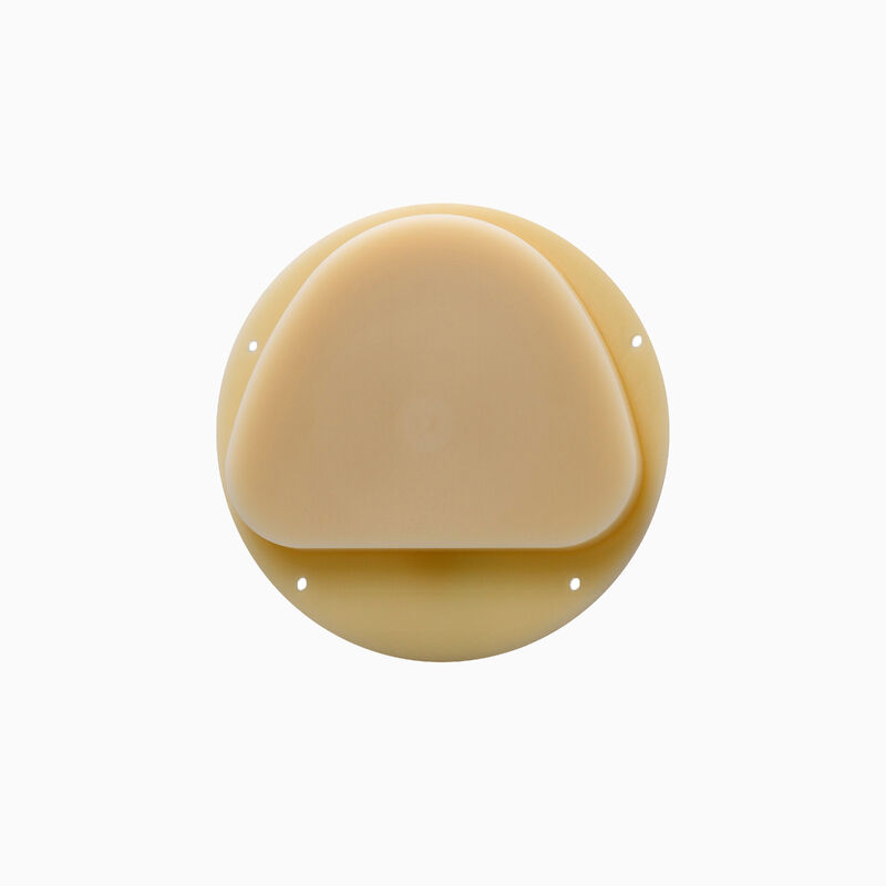 歯科研究所の磨き材 ピンク-A2 完全歯科用 PMMAブロック 98mm/95mm サイズと形状