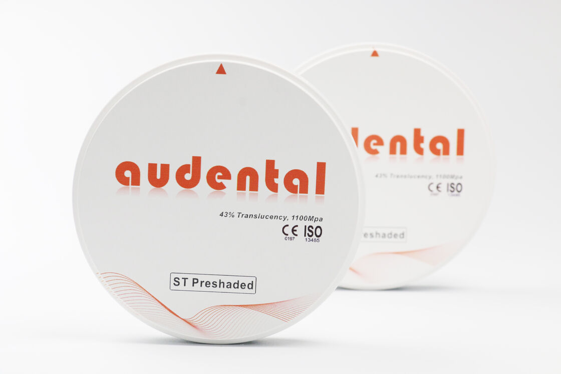 プリシェードジルコニアブロック 均一な色精度と高透明度を提供して自然に見える歯修復