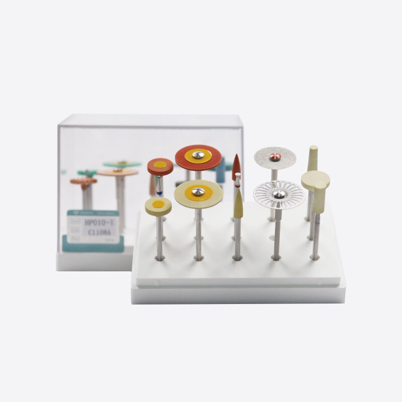 ジルコニア研磨バー プロフェッショナル ダイヤモンド歯科用ツール ジルコニア PMMA ワックス研磨用 CE認証付き 5個