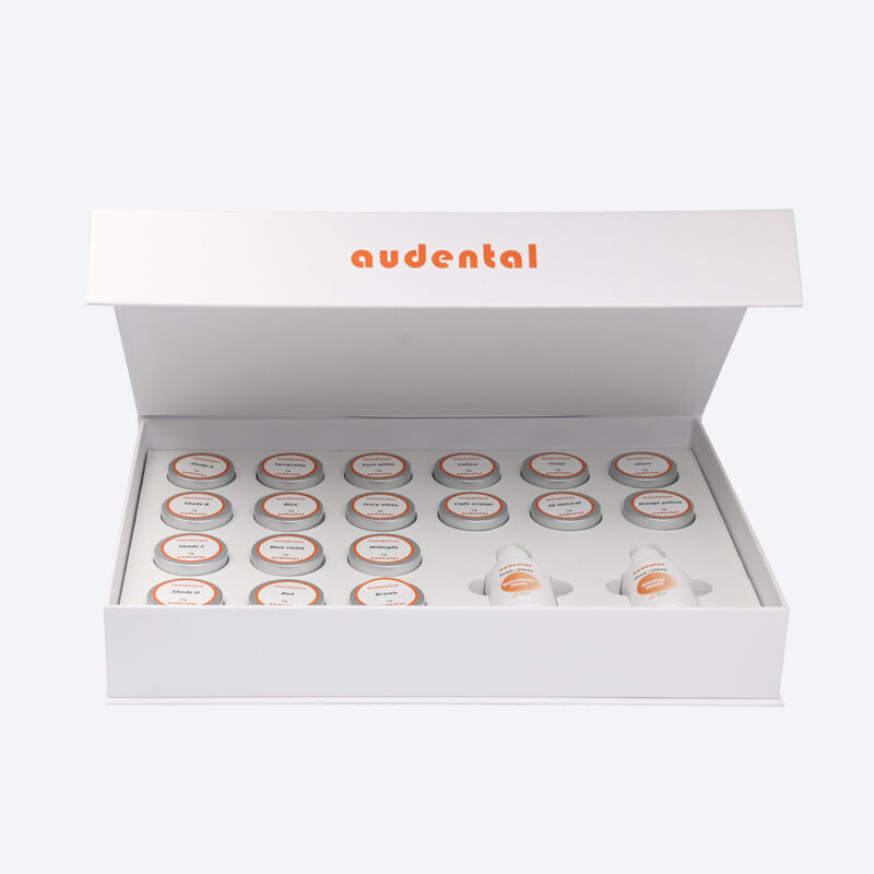 歯科研究室機器 完全なコントールのジルコニア修復のための1つのステップで影を再現と輝かしいグラスを提供する