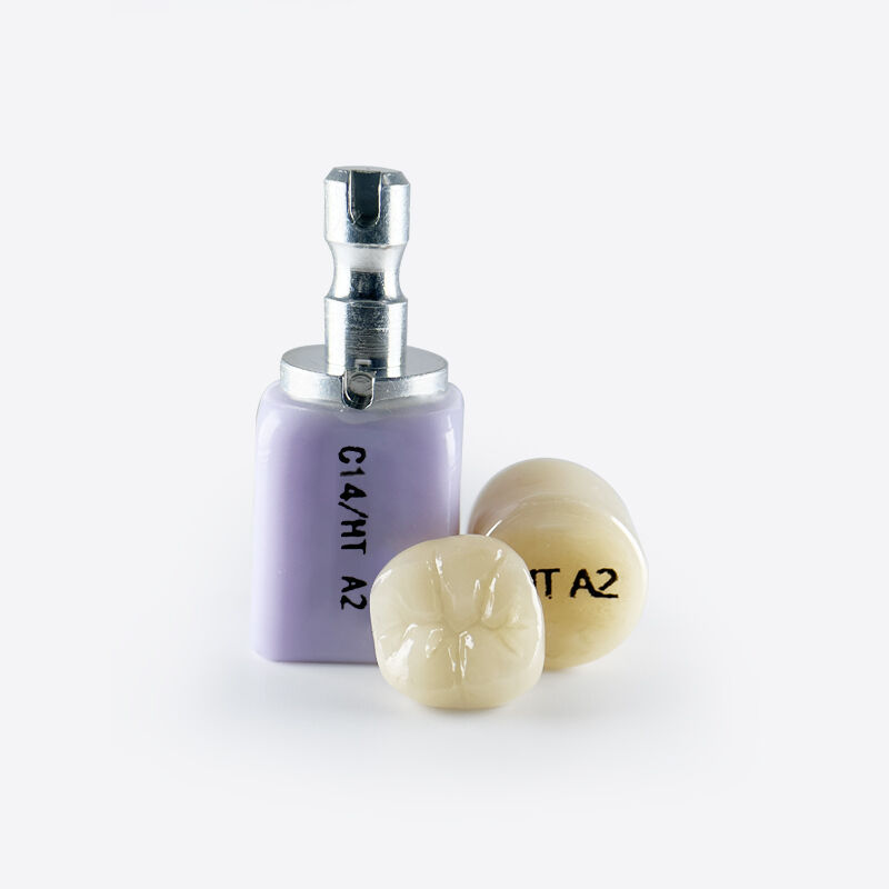 ベニア、クラウン、インレー、オンレー、3単位前歯ブリッジ用に設計されたリチウムジシリケート系歯科用ガラスセラミックス材料