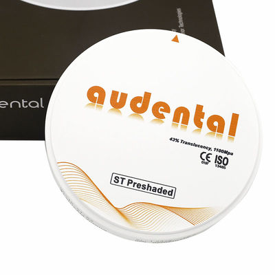 CAD CAM 用 プリシェード ジルコニア ブロック ST/DST 高透過性ジルコニア 43% ISO