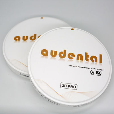 Audental工場価格 歯科ラボ用ジルコニアブロック 98mm 3D Pro 歯科消耗品 高品質ジルコニウムディスク