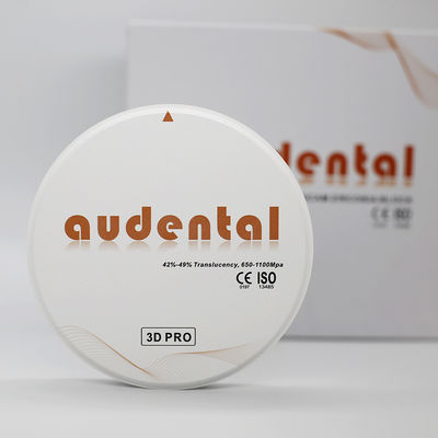 Audental 3d Pro ジルコニアブロック 1200Mpa 98mm CAD CAM システム 歯科ラボ材料 10-30mm インナー・クラウン